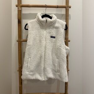 Patagonia White Fur Vest